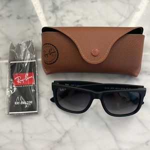 Black sunglasses with case
